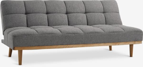 Sovesofa NEJEDE lys grå stoff
