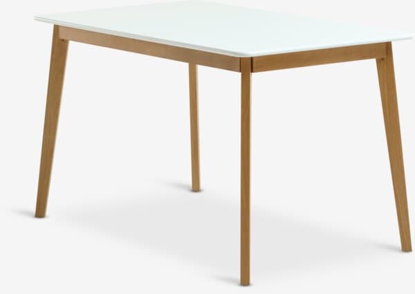 Spisebord JEGIND 80x130 hvit/natur