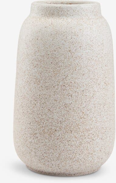 Vase KARLANTON Ø14xH23cm hvit
