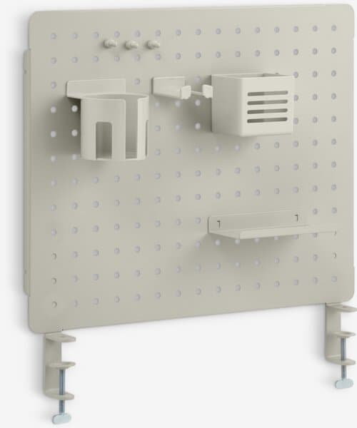 Oppbevaringstavle FUNDER 52x42 m/tilbehør beige