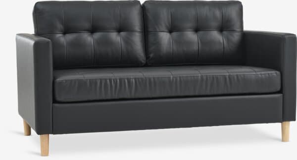 Sofa FALSLEV 2-seter svart