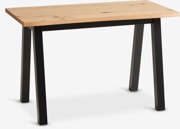 Skrivebord SKOVLUNDE 60x120 natur eik/svart