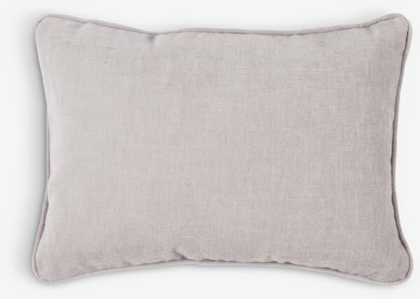 Pyntepute HORNFIOL 35x50 chenille lys grå
