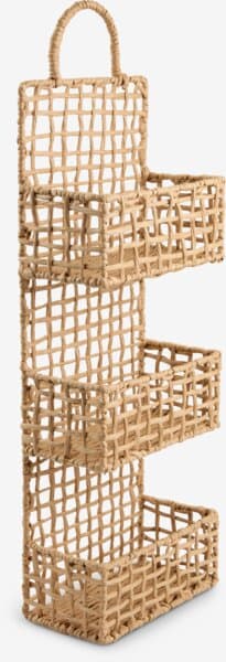 Kurvstativ HAGUDA 3 hyller natur