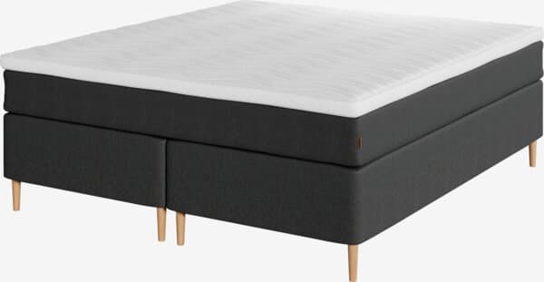 Kontinentalseng 180x210 SOKNA + TOSEN grå-40 Medium
