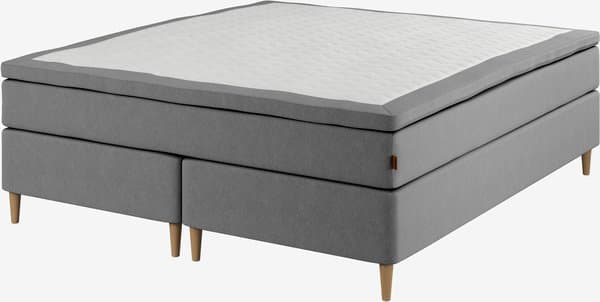 Kontinentalseng 150x200 HEMLA grå-23 Medium lateks
