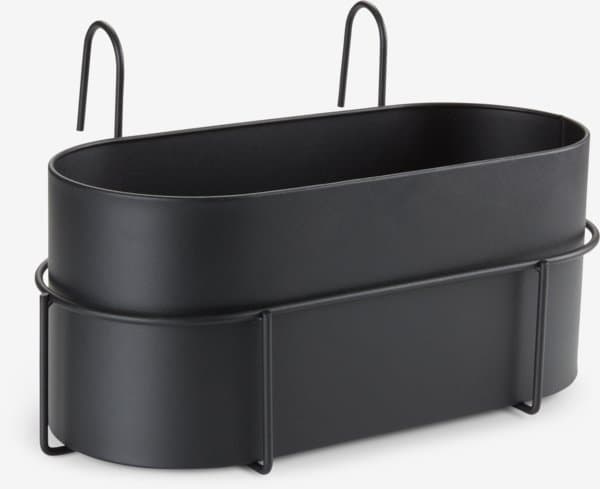 Balkongkasse UGLE B23xL37xH22 svart