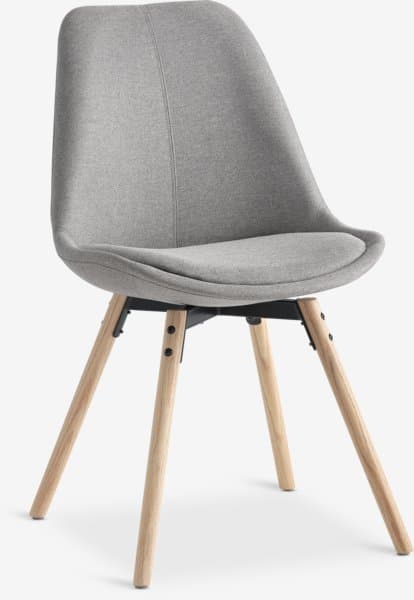 Spisestol KASTRUP sand stoff/natur eik