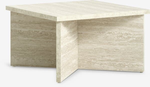 Sofabord GELSTED 60x60 travertinfarget