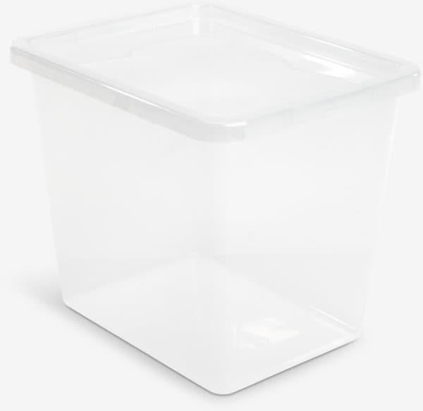 Boks BASIC BOX 31L m/lokk transparent