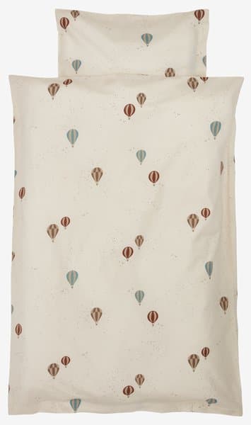 Baby sengesett LERKE percale 65x80 natur