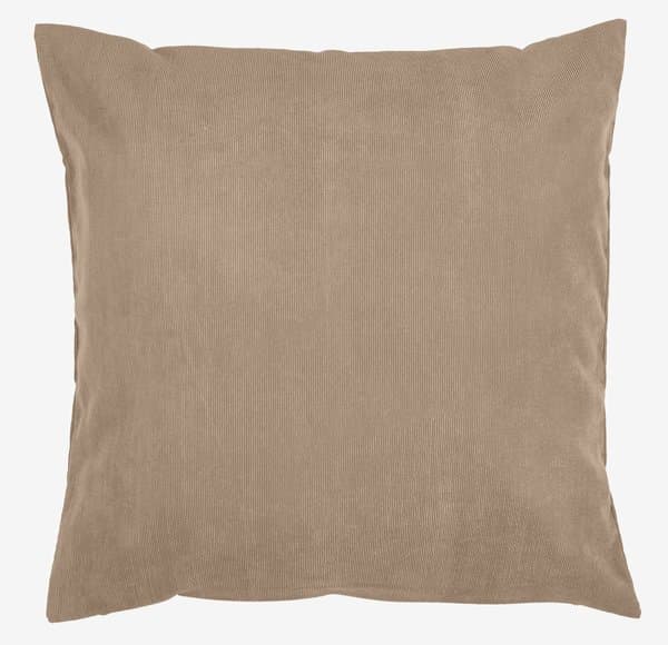 Pynteputetrekk DUSKULL 50x50 mørk sand