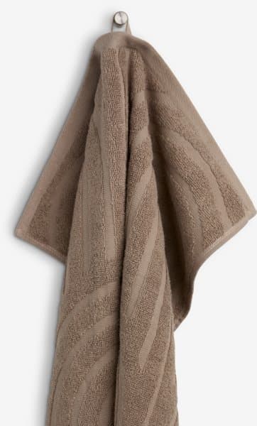 Badehåndkle IDALA 65x130cm mørk sand