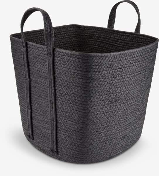 Kurv HJALTI B37xL37xH32cm svart
