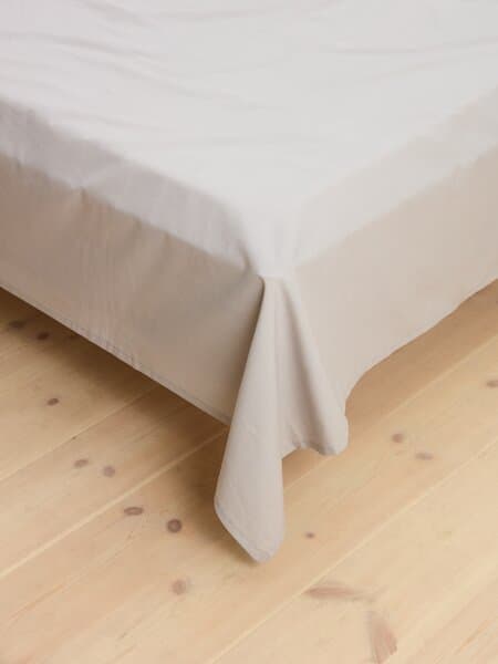 Flatt laken BOLETTE 220x250cm lys grå