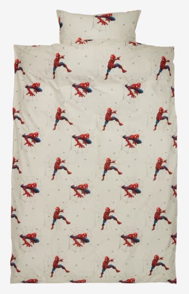 Sengesett SPIDERMAN 140x200 hvit
