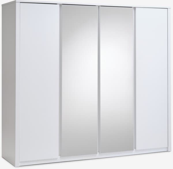 Skap VEDDE 220x197 m/speil hvit