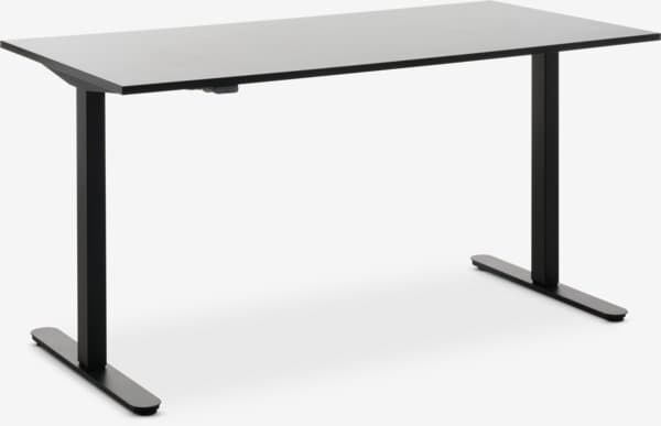 Hev og senk-pult SVANEKE 70x140 svart