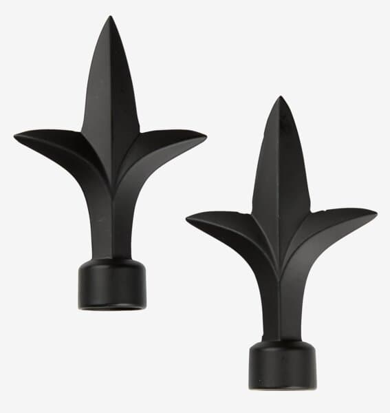 Endestykke t/gardinstang LILY 2stk/pk