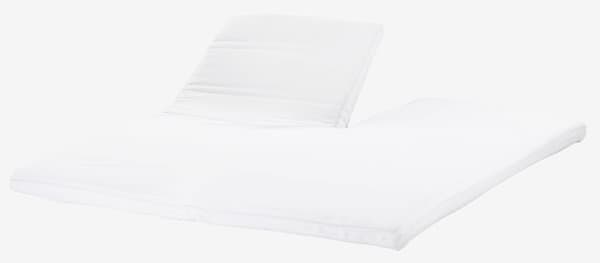 Jerseylaken m/1 splitt ADA 180x200x6-10cm hvit