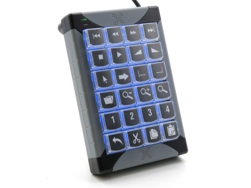 P.I. Engineering X-keys XK-24 Programmable - Tastatur - bakbelysning - USB