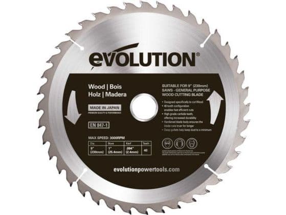 Evolution TCT-sag for kapping av tre 230mm 40z (EVO-230-40-D)