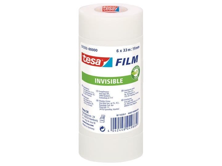 TESA 57333-00000-03, 33 m, transparent, polypropylen, 19 mm