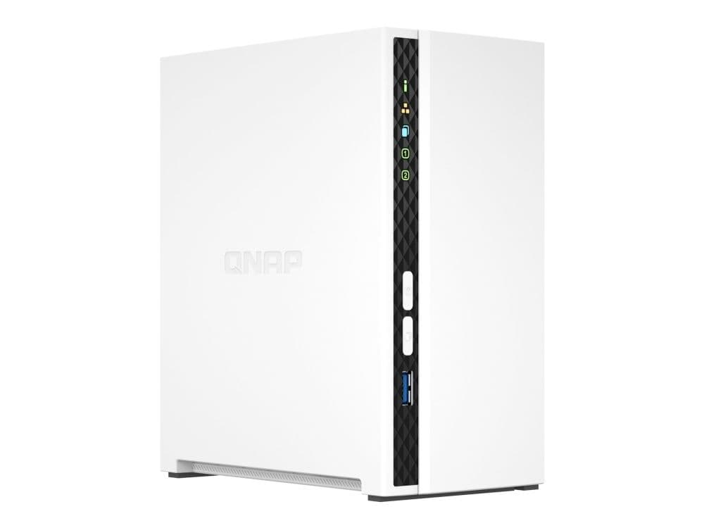QNAP TS-233 - NAS-server - 2 brønner - SATA 6Gb/s - RAID 0, 1, JBOD - RAM 2 GB - Gigabit Ethernet - iSCSI støtte
