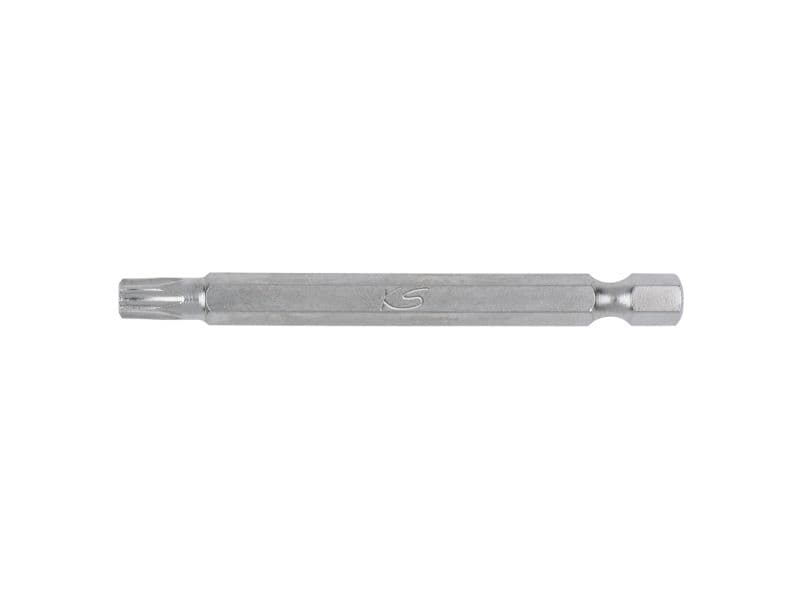 KS Tools 911.7701, 5 stykker, Sikkerhets-torx, TB8, Stål, DIN 3126, ISO 1173 - E 6,3, 75 mm