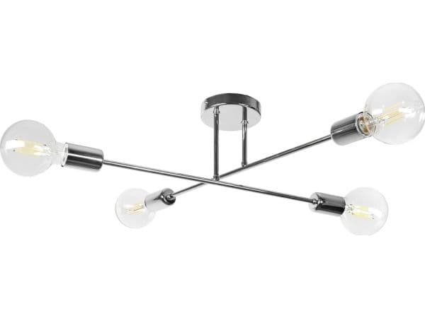 Orno SOLO 4P E27, pakabinamas šviestuvas, maks. 4x60W, chromuotas