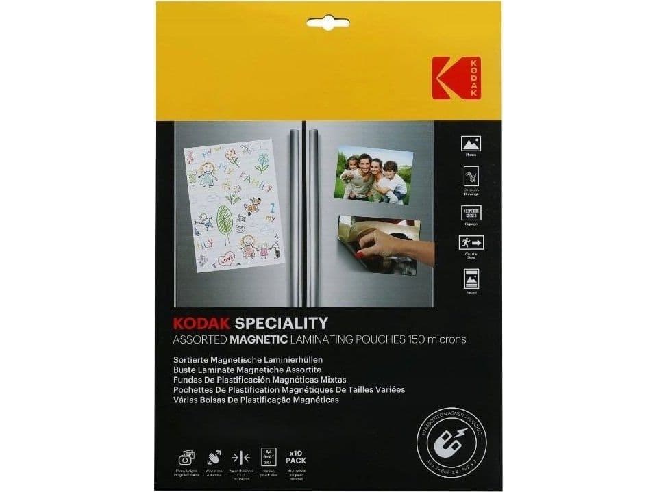Kodak Lamineringsfilm Kodak 10in1 3x A4 + 4x 10x15cm + 3x 13x18cm For Magnet / Magnetic / Cat 3650-706