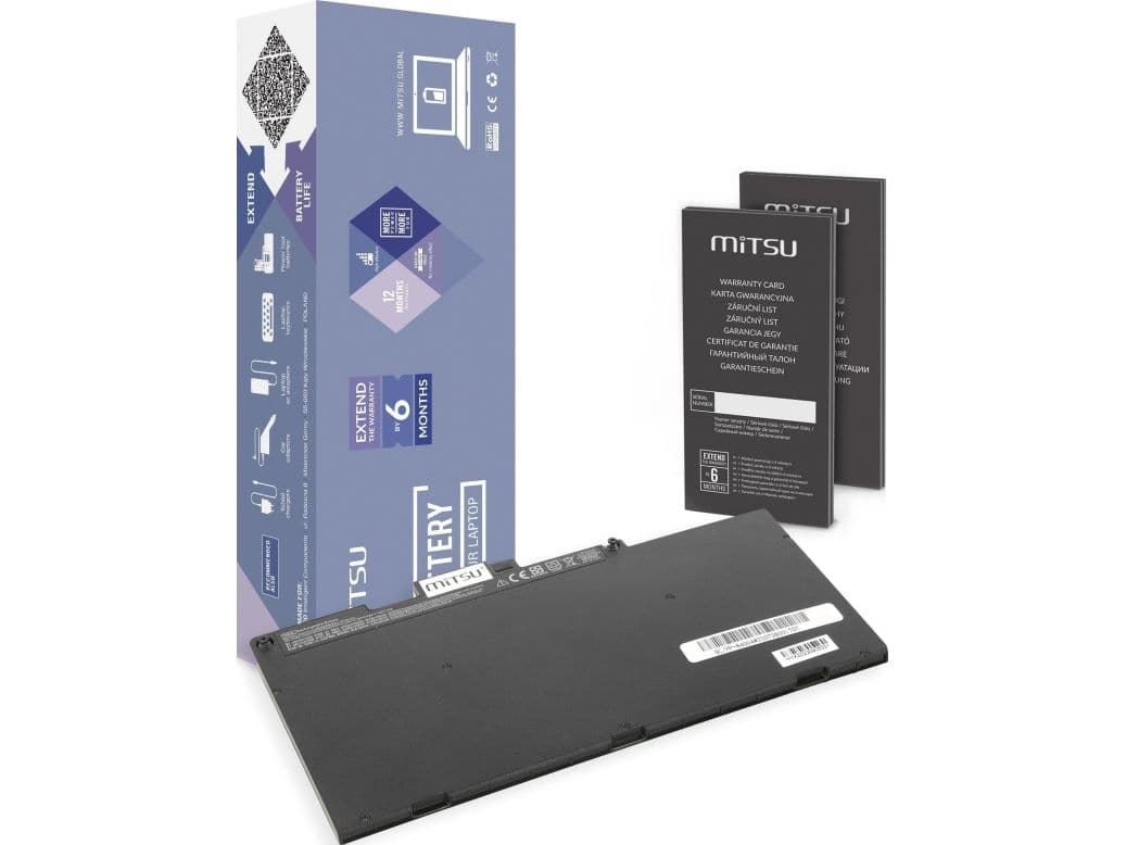 Bateria Mitsu Bateria TA03XL do HP 745 755 840 850 G4 14u 15u G4