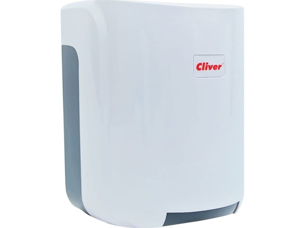 Cliver Cliver håndklerull dispenser, hvit og grå