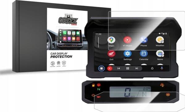 GrizzGlass Folia ceramiczna GrizzGlass CarDisplay Protection do Honda CRF 1100L Africa Twin 5" 2024 [2w1]