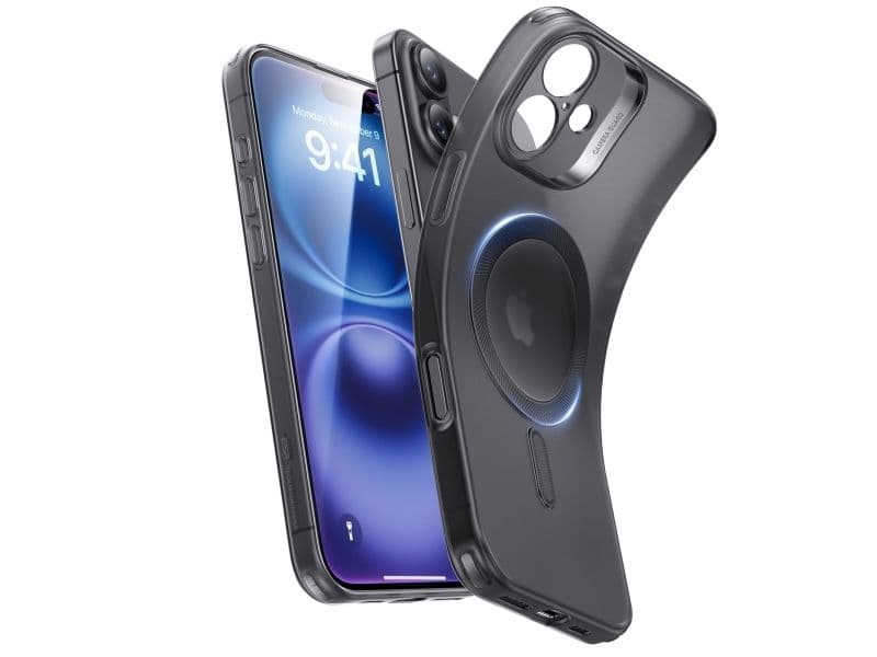 esr Zero Clear Case HaloLock, Etui, Apple, iPhone 16, 15,5 cm (6.1"), Sort