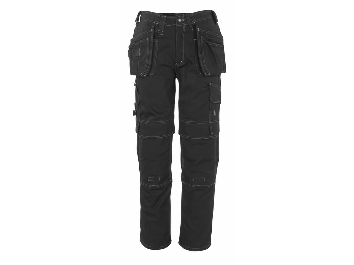 MASCOT 06131-630-06, Bukser, Alle kjønn, Sort, Bomull, 355 g/m², 100%