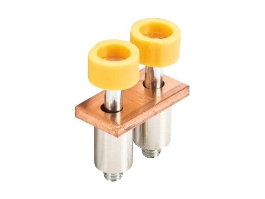 Wieland Electric IVB WKI16-30, Starterstang, 10 stykker, Gult, 233,04 g, 2,4 kg, 400 mm