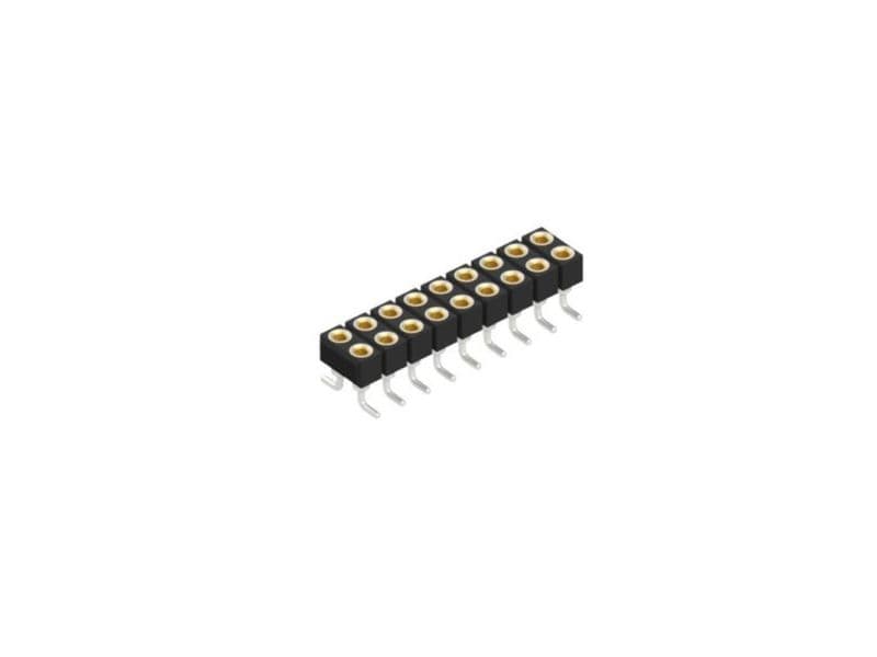 Fischer Elektronik Bøsningsliste (præcision) Antal rækker: 2 10042651 10 stk