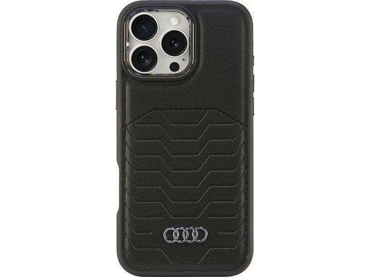 Audi Audi Synthetic Leather MagSafe iPhone 16 Pro Max 6.9" czarny/black hardcase AU-TPUPCMIP16PM-GT/D3-BK