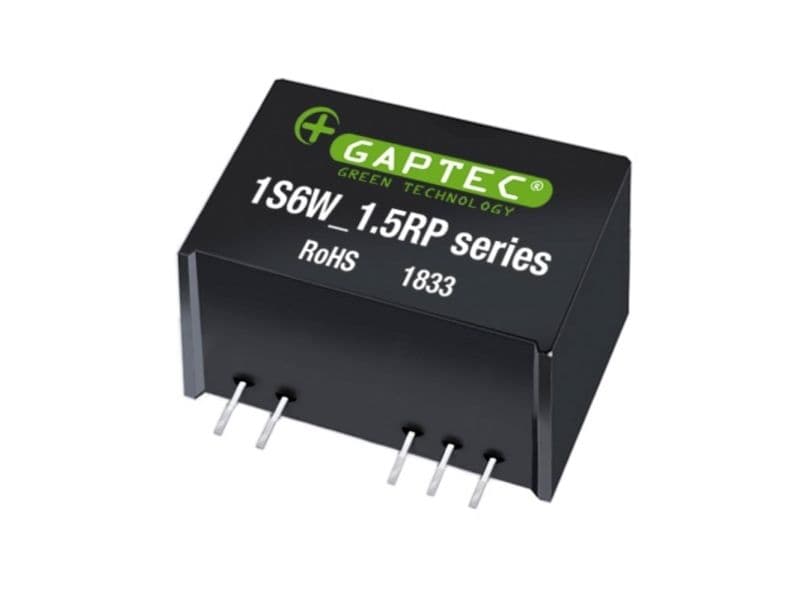 Gaptec 1S6W_2412S1.5RP DC/DC-omformer 83 mA 1 W (1 stk)