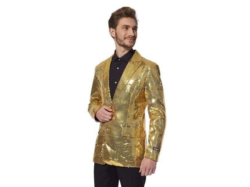 Suitmeister guld paillet jakke