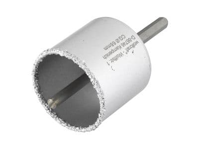 wolfcraft GmbH 3897000, Single/enkelt, Drill, Murstein, Betong, Gipsplater, Stein, Grå, Tungsten Carbide Tipped (TCT), Sekskanttange
