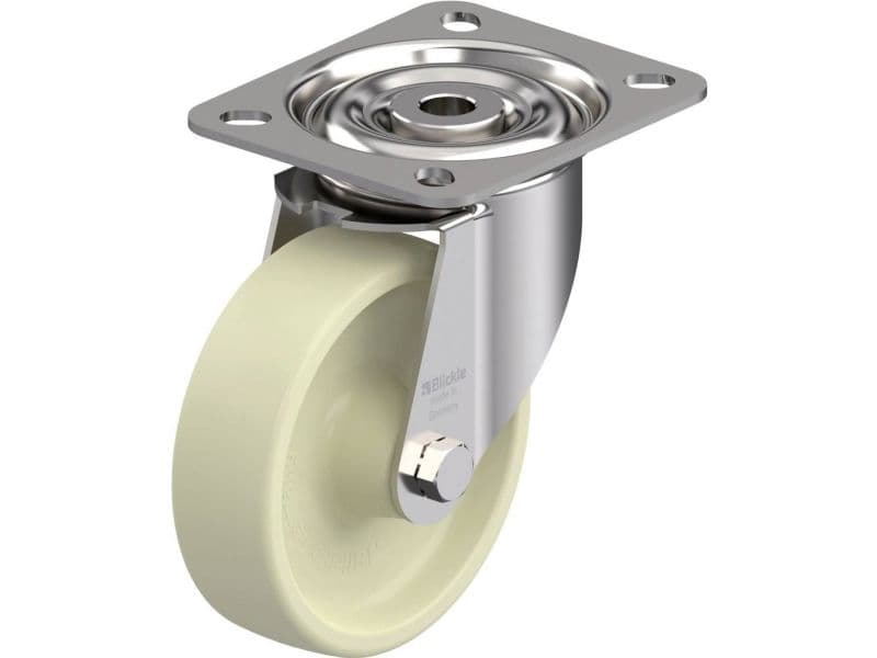 Blickle 871794 LIX-POH 100G-OF Varmebestandigt styrehjul i rustfrit stål Hjuldiameter: 100 mm Bæreevne (maks.): 150 kg 1 stk
