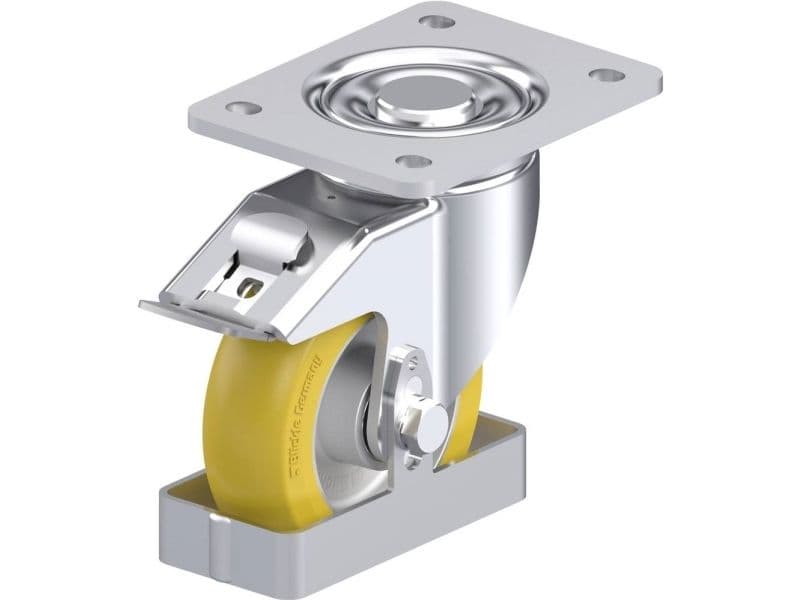 Blickle 939408 LH-ALTH 125K-3-FI-CO-FS Styrehjul i stål Hjuldiameter: 125 mm Bæreevne (maks.): 550 kg 1 stk