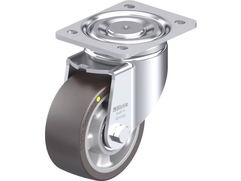 Blickle 936524 LH-ALST 127K-AS styrehjul i stål - hjuldiameter 125 mm - bæreevne (maks.) 450 kg - 1 stk