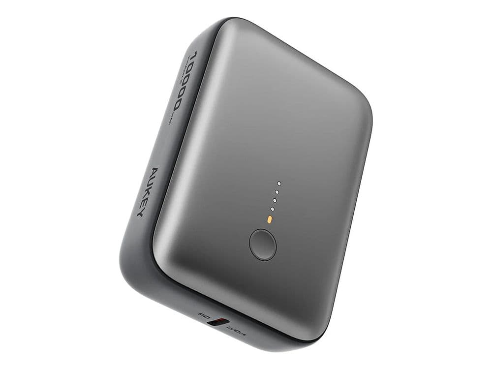 AUKEY 157000, 10000 mAh, Power Delivery, 15 W, Grå