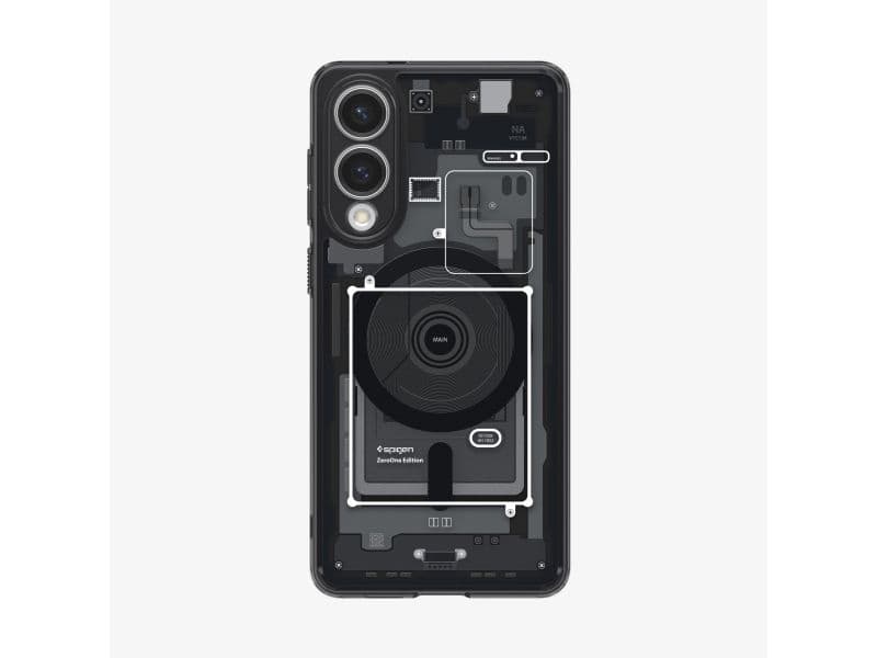 Spigen Ultra Hybrid Zero One (MagFit), deksel, Samsung, Galaxy S25 Edge, 17 cm (6,7"), Sort