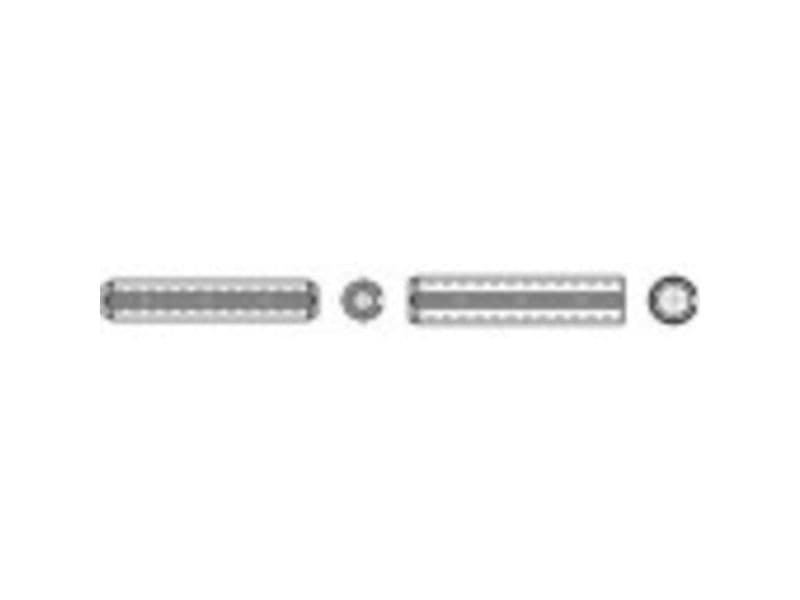TOOLCRAFT TO-419826 Rørstifter (Ø x L) 2 mm x 20 mm Fjederstål 200 stk