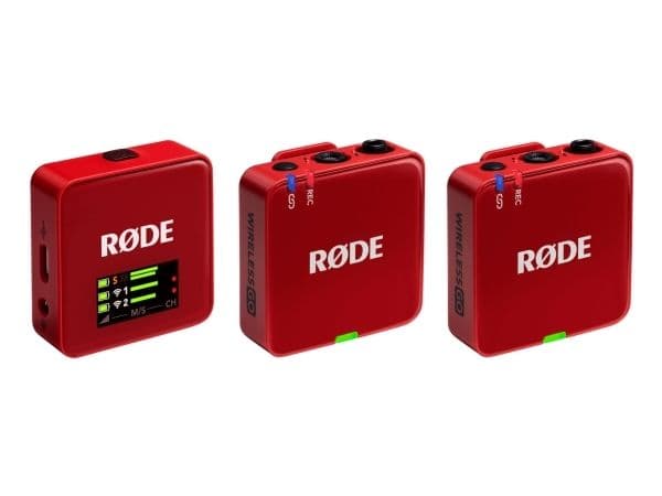 RØDE Wireless GO, Håndholdt/headset/Lavalier-mikrofon, 3,5 mm, 260 m, Retningsuavhengig, 22 dB, Batteri