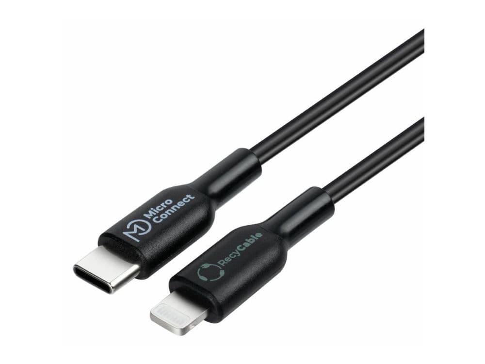 MicroConnect ReConnect - Lightning-kabel - Lightning hann til 24 pin USB-C hann - 2 m - svart